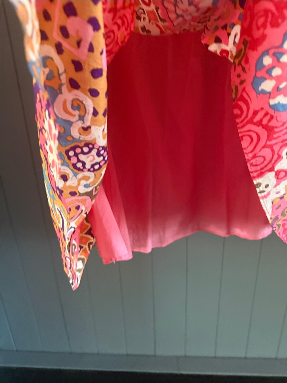 JCrew Printed Pink Multicolor A-Line Skirt - Picture 4 of 5